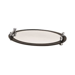 AYNALI KULPLU TEŞHİR STANDI OVAL 60x40 CM