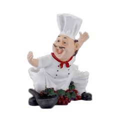 DEKORATİF AŞÇI FİGÜR 34 CM