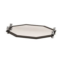 AYNALI KULPLU TEŞHİR STANDI SEKİZGEN 60x40 CM