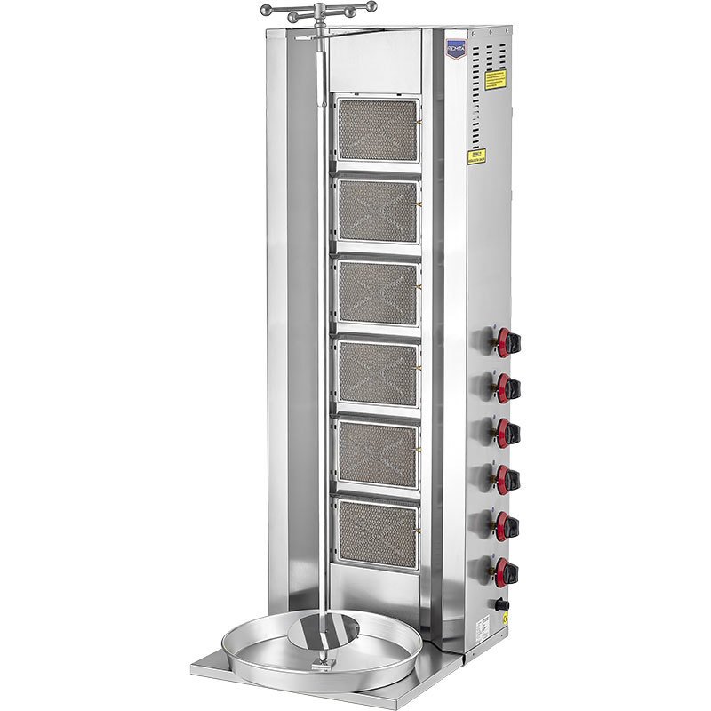 6 Radyanlı Döner Ocağı Gazlı CE 70 kg