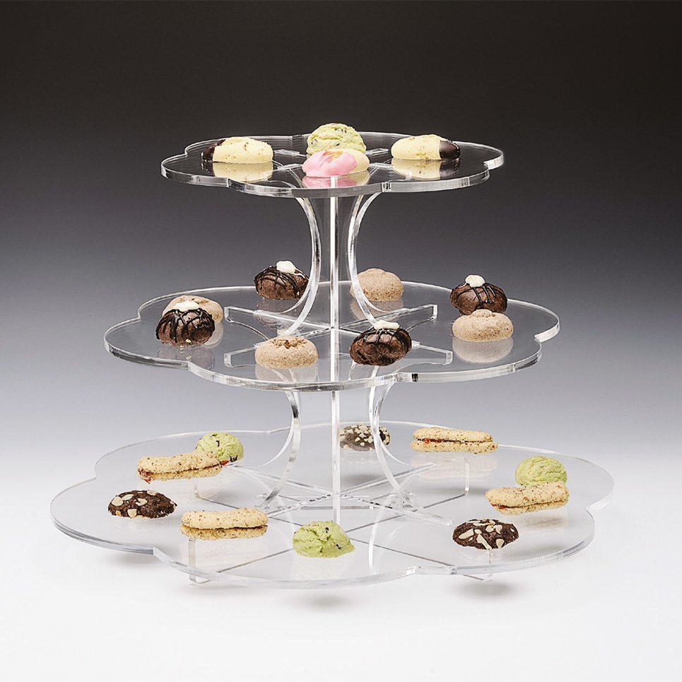3 KATLI PAPATYA MODEL TEŞHİR STANDI R-49-39-29 H:34 CM