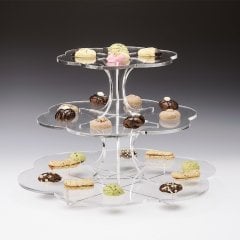 3 KATLI PAPATYA MODEL TEŞHİR STANDI R-49-39-29 H:34 CM