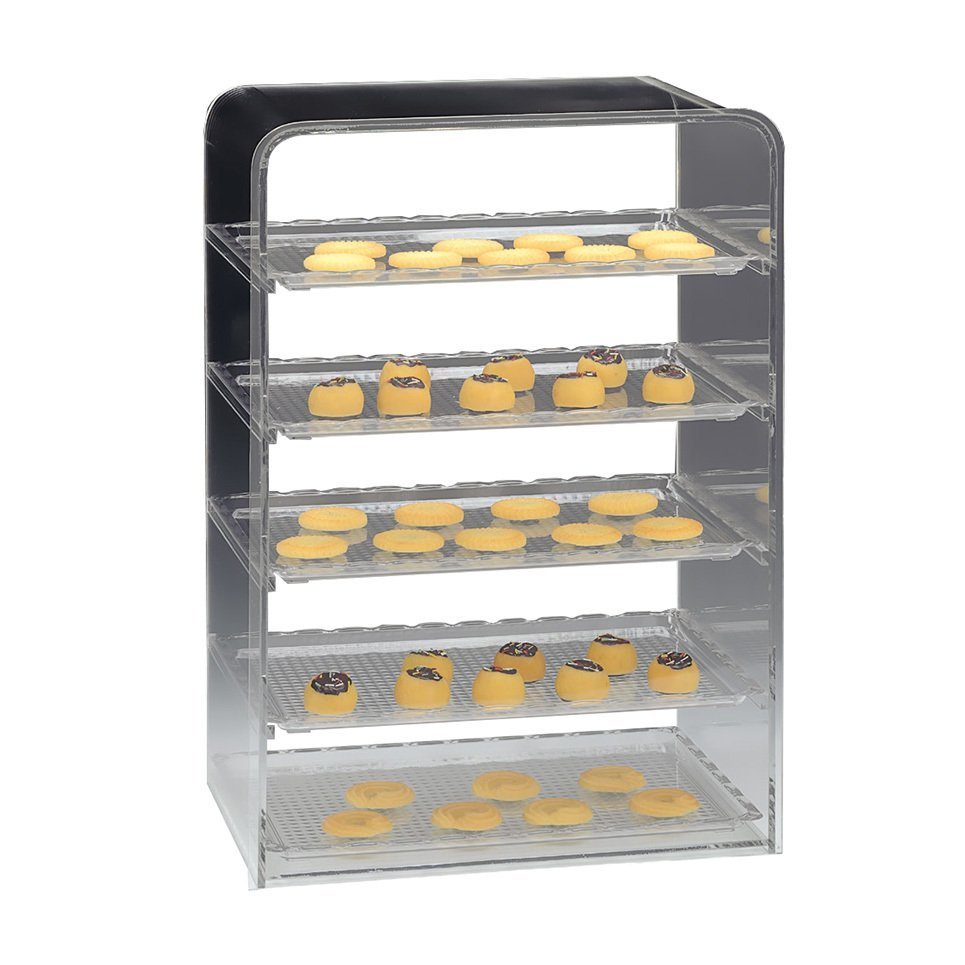 POLYCARBONAT TEPSİLİ TEŞHİR STANDI 33,5*24*H 49 CM