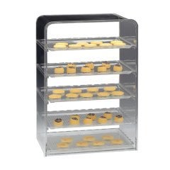 POLYCARBONAT TEPSİLİ TEŞHİR STANDI 33,5*24*H 49 CM