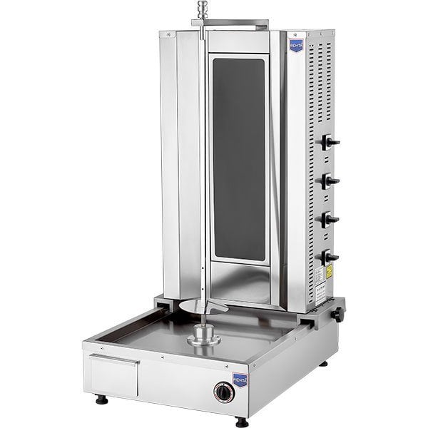 4 lü Elektrikli Döner Ocağı ALttan Motorlu