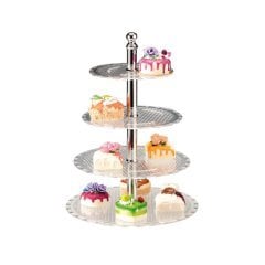 4 KATLI POLYCARBONAT TEŞHİR STANDI R-19-23-27-31 H 42 CM