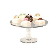 AKRİLİK AYAKLI PASTA STANDI R-32,5 H 17 CM