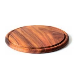 İREKO STEAK SUNUM TAHTA YUVARLAK 30,5x1,8 CM