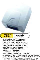 EL KURUTMA MAKİNASI PASTİK 1500 W