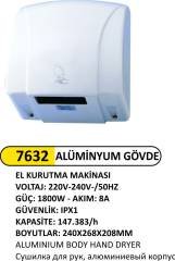 EL KURUTMA MAKİNESİ ALÜMİNYUM GÖVDE