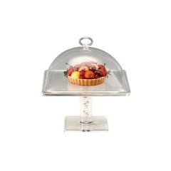 AKRİLİK KAPAKLI TEŞHİR STANDI 25*25 H 23CM