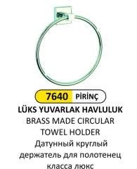 LÜKS PİRİNÇ YUVARLAK HAVLULUK