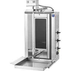 3'lü Elektrikli Döner Ocağı Üstten Motorlu