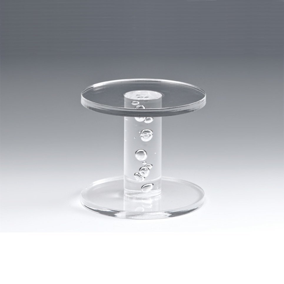 AKRİLİK TEŞHİR YÜKSELTİCİ ŞEFFAF R-13 CM H 12 CM
