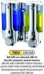 SIVI SABUN ŞAMPUAN VERİCİ ABS KROM 2 Lİ 380 ML