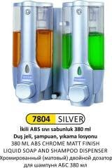 SIVI SABUN ŞAMPUAN VERİCİ ABS MAT KROM 2 Lİ 380 ML