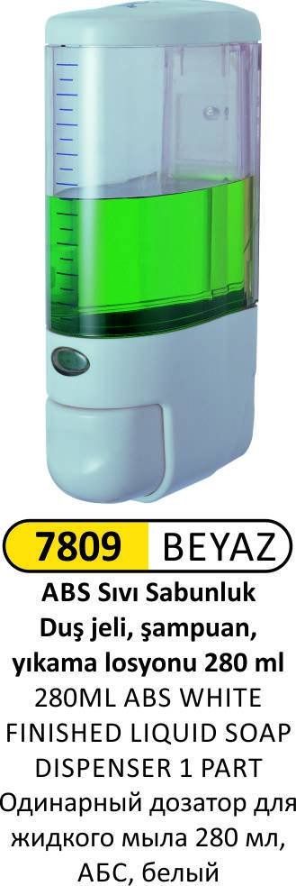 SIVI SABUNLUK ABS BEYAZ 280 ML TEKLİ