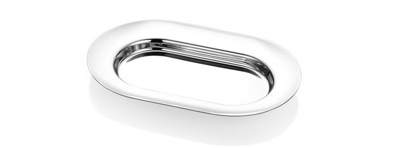 PASLANMAZ OVAL ESPRESSO 19X12X1,5 CM