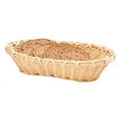BÜYÜK OVAL PLASTİK EKMEK SEPETİ  20*29 CM H 7 CM