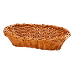 BÜYÜK OVAL PLASTİK EKMEK SEPETİ  20*28 CM H 7 CM