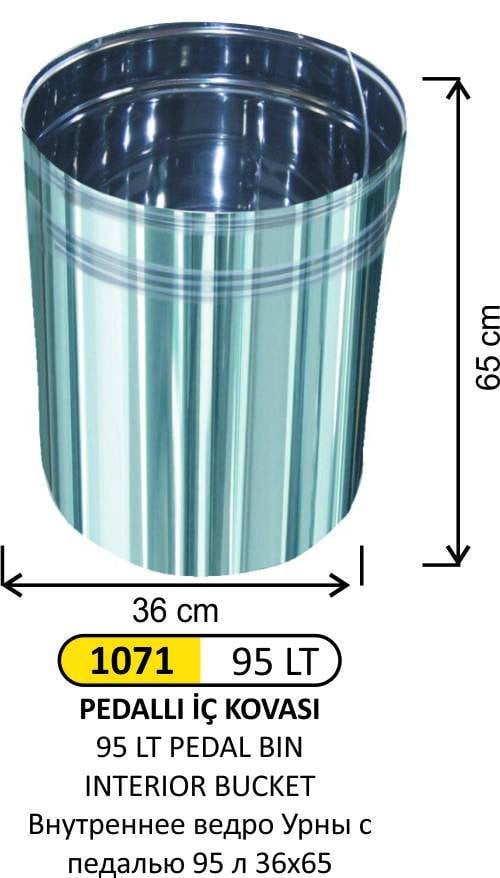 PEDALLI İÇ KOVASI 95 LT