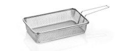 PASLANMAZ DİKDÖRTGEN SUNUM SEPETİ 20X12X4 CM