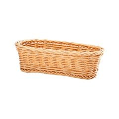 KÜÇÜK OVALPLASTİK EKMEK SEPETİ23*10*H 6,5 CM
