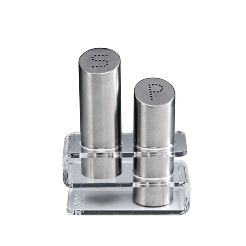 AKRİLİK STANDLI TUZLUK BİBERLİK TAKIMI H 15 CM