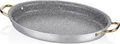 ALU GRANİT OVAL OMLET TAVA 28X20 CM
