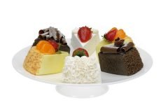 GASTRONOMİ TEŞHİR TEPSİSİ AYAKLI YUVARLAK 35 CM