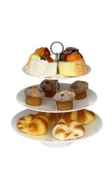 GASTRONOMİ TEŞHİR TEPSİSİ 3'LÜ (25+30+35 CM) YUVARLAK