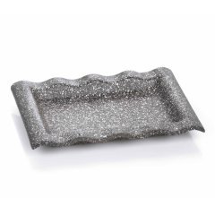 DÖKÜM DALGALI FAJİTA TAVA GRANİT KAPLAMALI