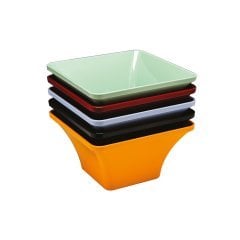 KÖŞELİ MELAMİN KASE   27*27* H 14,5 CM