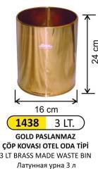 3 LT GOLD PASLANMAZ ÇÖP KOVASI