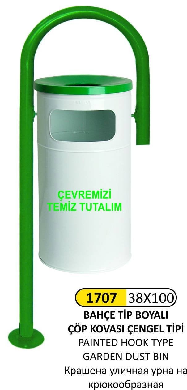 BAHÇE ÇÖP KOVASI ÇENGEL TİP BOYALI