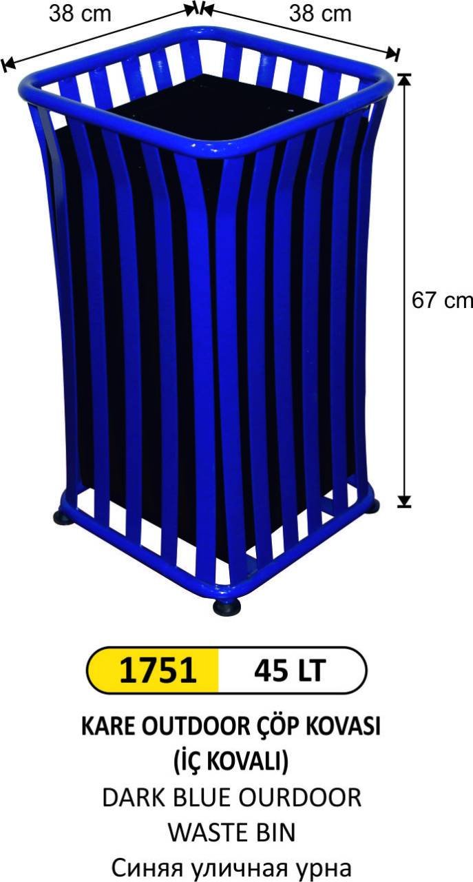 OUTDOOR ÇÖP KOVASI LACİVERT