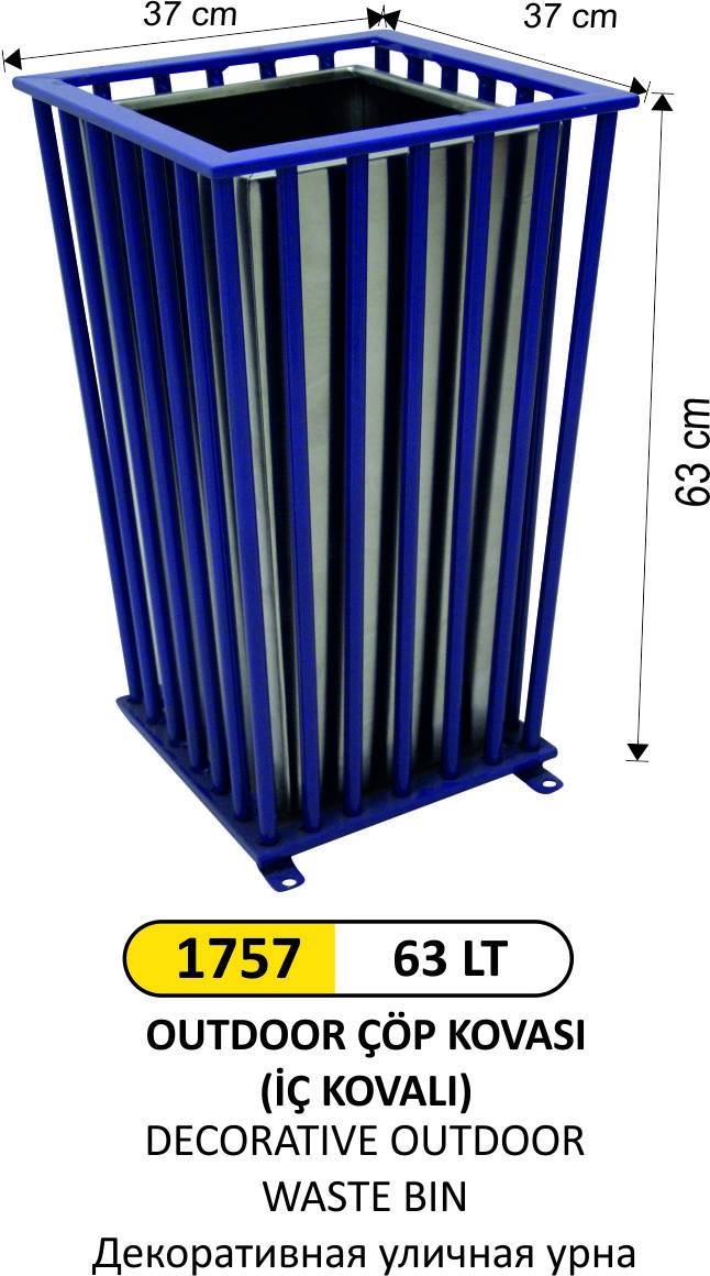 OUTDOOR ÇÖP KOVASI DEKORATİF