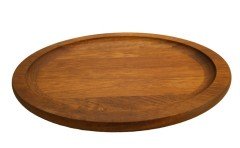 OVAL KAHVALTI TABAĞI İROKO 38X28 CM