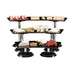 MELAMİN TEPSİLİ TEŞHİR STANDI 19*66 CM 19*56 CM 19*46 CM