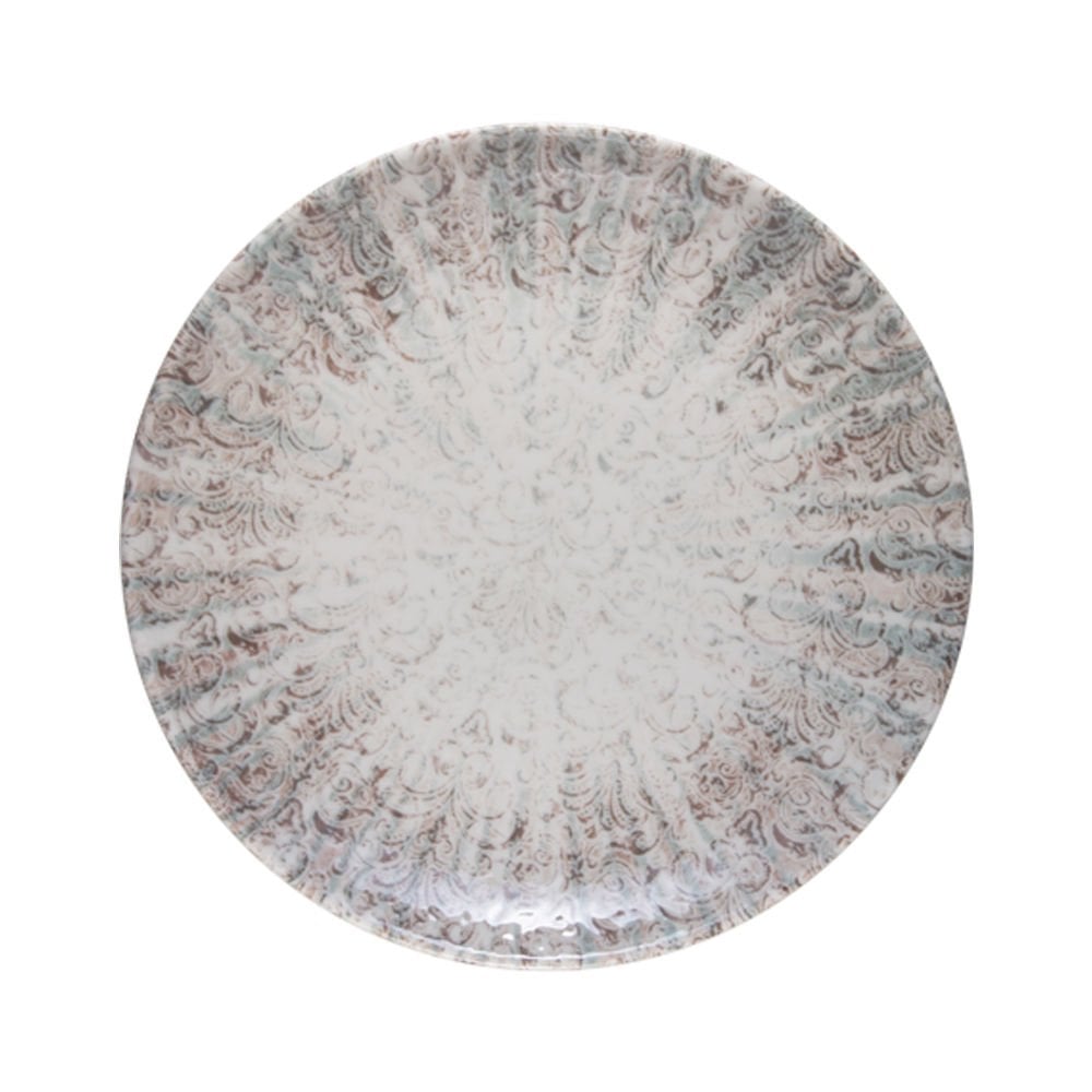 Damask Lona Düz Tabak 30 cm