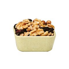 RENKLİ KÖŞELİ BAMBU ÇEREZLİK 7,5 *7,5 CM