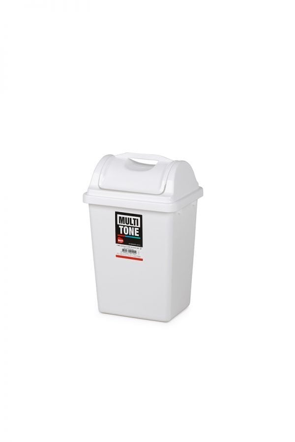 Köşeli Çöp Kovası İtmeli No: 2 7,50 lt - 180x220x355H/mm