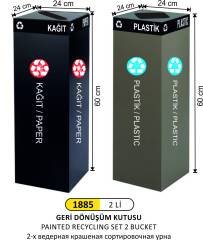 GERİDÖNÜŞÜM SETİ 2 Lİ BOYALI