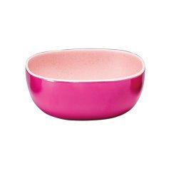 RENKLİ OVAL BAMBU ÇEREZLİK 12*12 CM