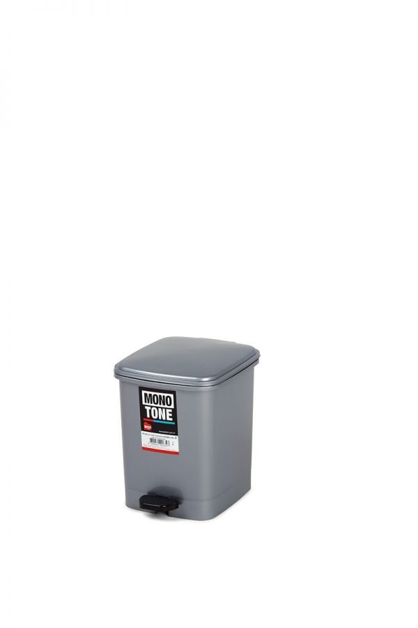 Pedallı Çöp Kovası Köşeli No: 1 5,0 lt - 190x270x240H/mm