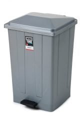 Pedallı Çöp Kovası Köşeli No: 5  86 lt - 410x440x705H/mm