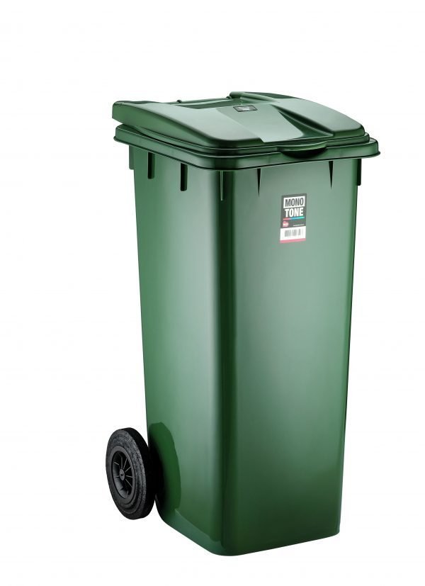 Çöp Kovası 120LT- YEŞİL/SİYAH 480*600*960H/mm
