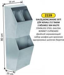 GALOŞ BONE DOLABI TAKIM 2 Lİ PASLANMAZ