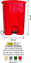PEDALLI ÇÖP KOVASI KÖŞ. 85 LT İÇ KOVASIZ 4265