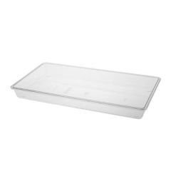 Dikdörtgen Pasta Kek Kabı Alt Tepsi PC 240x450x45H/mm